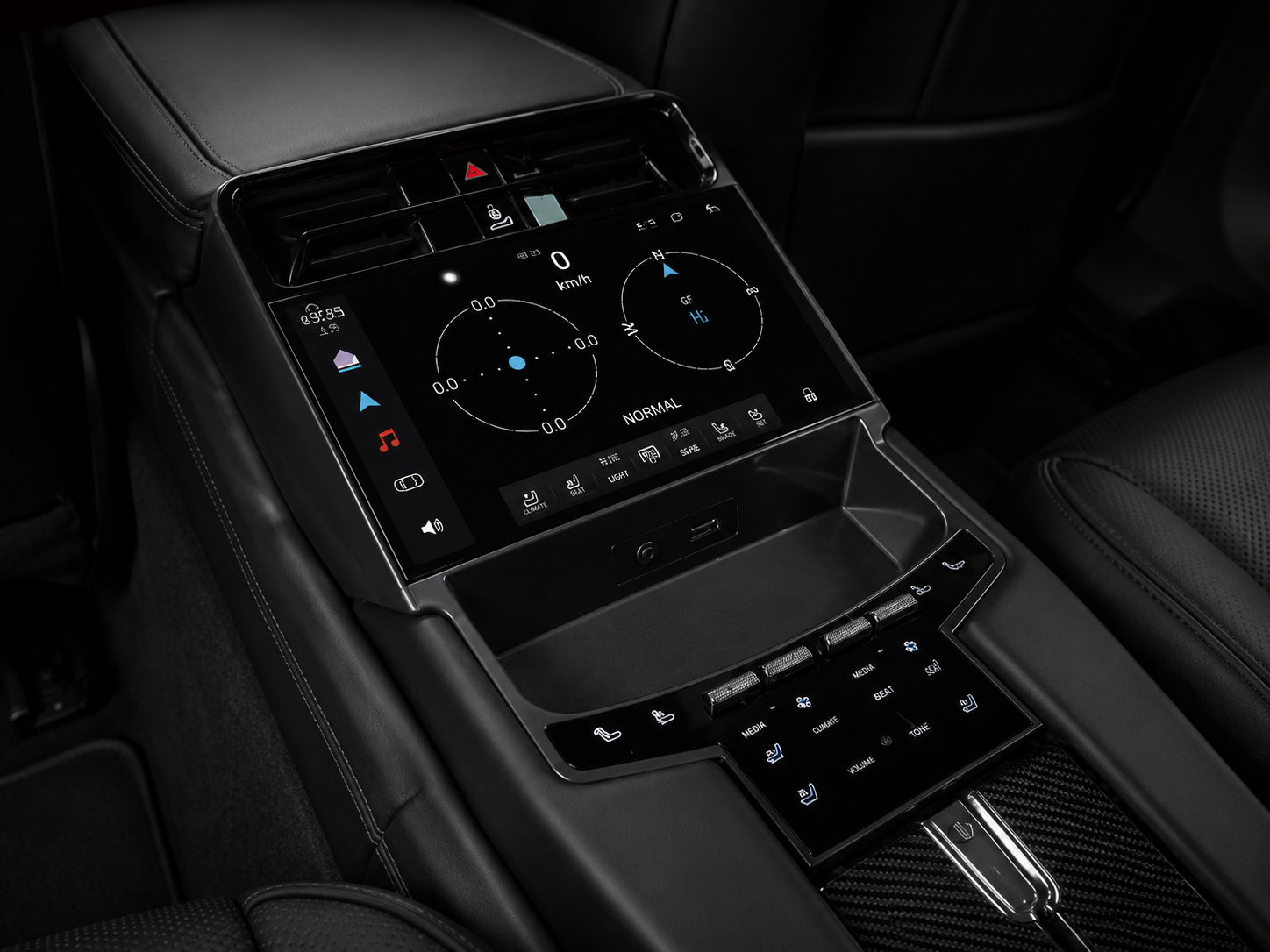 Écran Tactile Multimédia Arrière IPS Android 15 – Pour Porsche Panamera (Générations 2010-2017)
