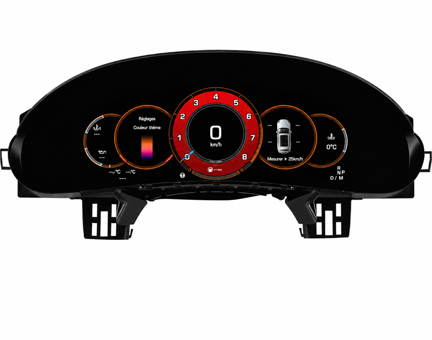 Tableau de Bord Numérique Digital Cockpit LCD 12.3'' – Pour Porsche Cayenne (Générations 2002-2017)