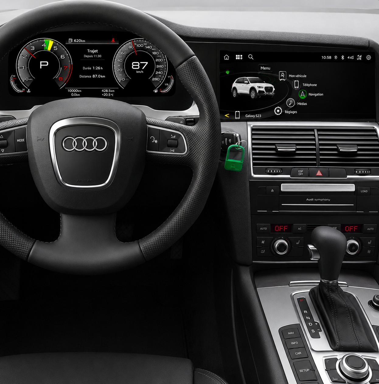 Système Multimédia Tactile IPS Android Élite – Pour Audi Q7 (Générations 2005-2015)