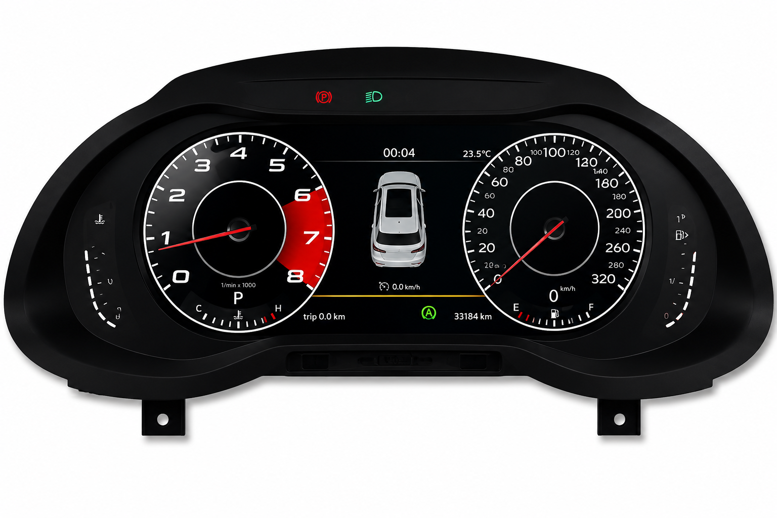 Tableau de Bord Numérique Digital Cockpit LCD – Pour Audi (A1, A3, A4, A5, Q3, Q5, TT, R8)