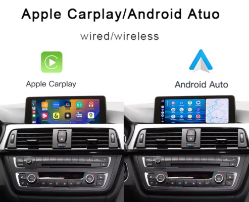 Module Apple CarPlay & Android Auto Sans Fil – Pour BMW Systèmes NBT / CIC (2012-2016)