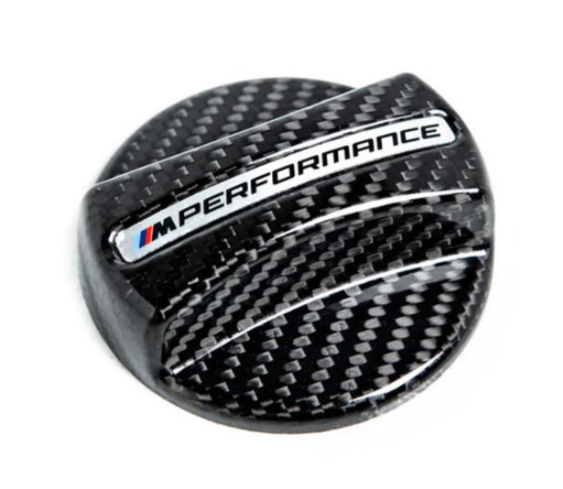 Cache bouchon de réservoir d'essence en fibre de carbone BMW M Performance
