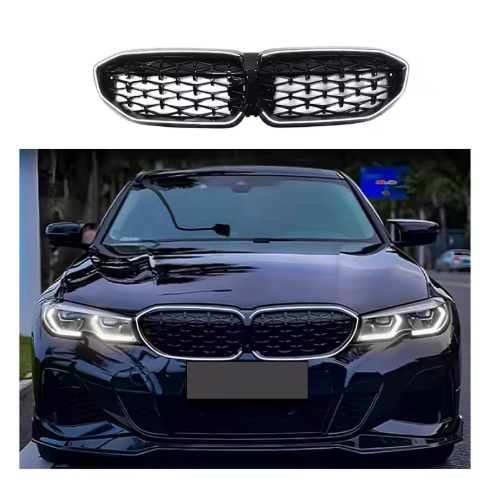 Calandre Avant Noir Brillant (Gloss Black) – Pour BMW Série 3 G20 (2019-2023)