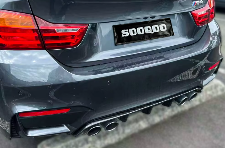 Diffuseur Arrière Carbone Style MP – Pour BMW M3 (F80) & M4 (F82 / F83) 2014-2020