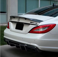 Diffuseur Arrière en Fibre de Carbone – Style CLS63 AMG – Pour Mercedes CLS (W218) 2012-2018