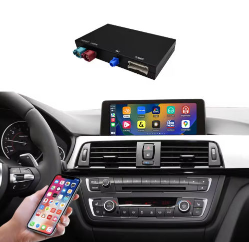 Module Apple CarPlay & Android Auto Sans Fil – Pour BMW Systèmes NBT / CIC (2012-2016)